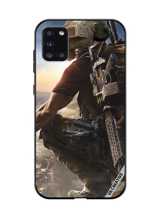 VR CREATIVE Protective Case Cover For Samsung Galaxy A31 Pubg Design Multicolour - Image 1