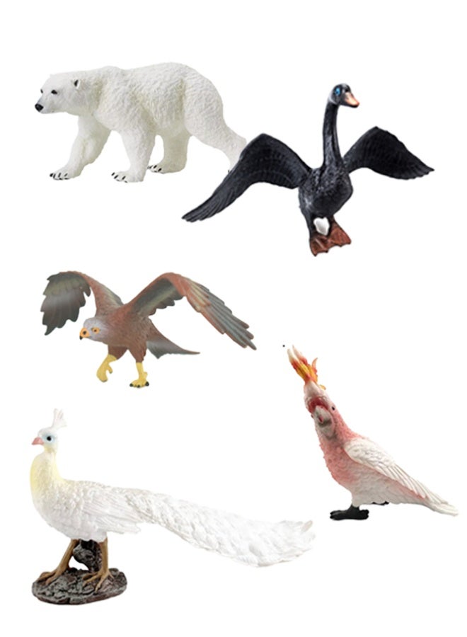 Crazy Boss 16PCS Animal & Dinosaur Toy Set for Kids | Realistic Wild Animals, Birds & Dino Figures | Educational Play Toy Collection - Image 4