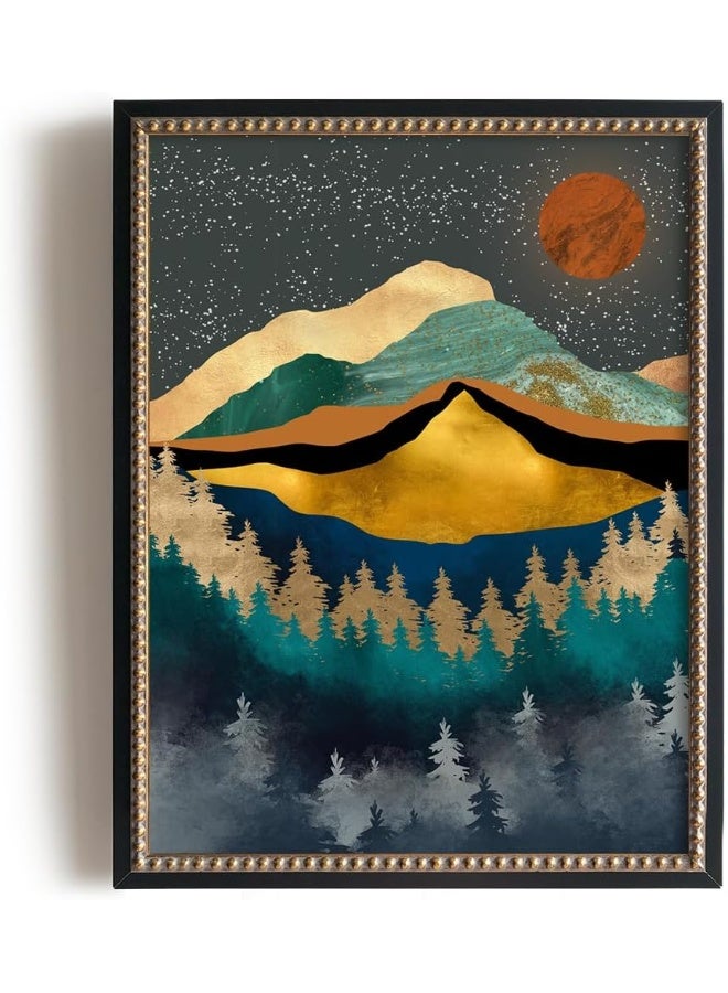 Home Trove Yumknow Boho Mountain Wall Decor - Unframed 12X16  - Image 5