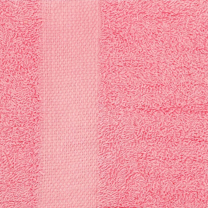 Simpli-Magic Bath Towels Set  2 Bath Towels  2 Hand Towels  and 6 Washcloths (10 Piece Set)  Ring Spun Cotton Highly Absorbent Towels for Bathroom  Shower Towel (Pink) - Image 2