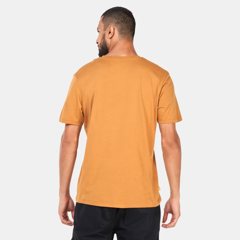 Timberland Men's Linear Logo Print T-Shirt