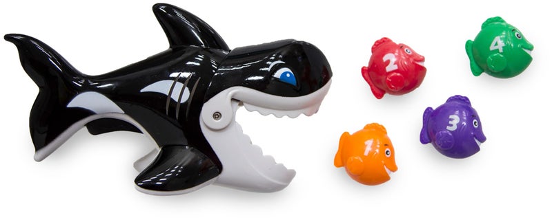 SwimWays Gobble Gobble Guppies Educational Water Toy, Outdoor Toys, Pool Party Favors & Bath Toys for Kids Ages 2 & Up - Image 1