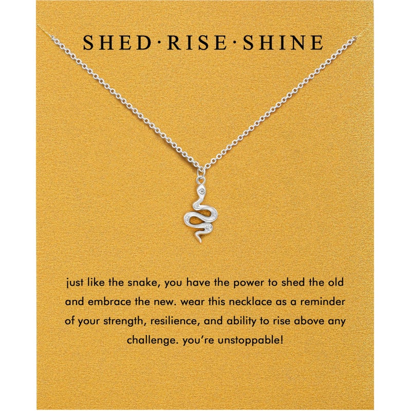 Baydurcan Snake Necklace for Women Snake Jewelry Pendant Charm Necklace for Women (snake) - Image 1