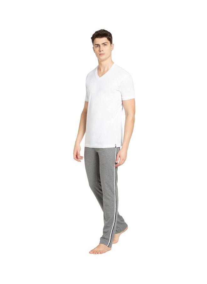 JOCKEY - Jockey 2726 Men Super Combed Cotton Rich Solid V Neck Half Sleeve T Shirt - Image 1