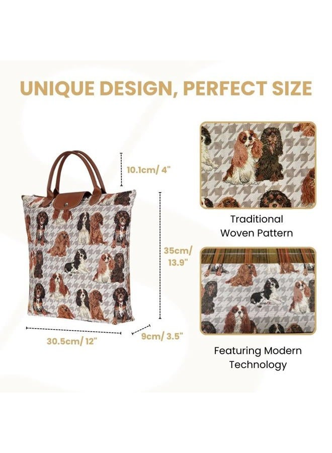 Signare Tapestry Foldable Tote Bag, Shopping Bag, Reusable Shopping Bags - Image 5