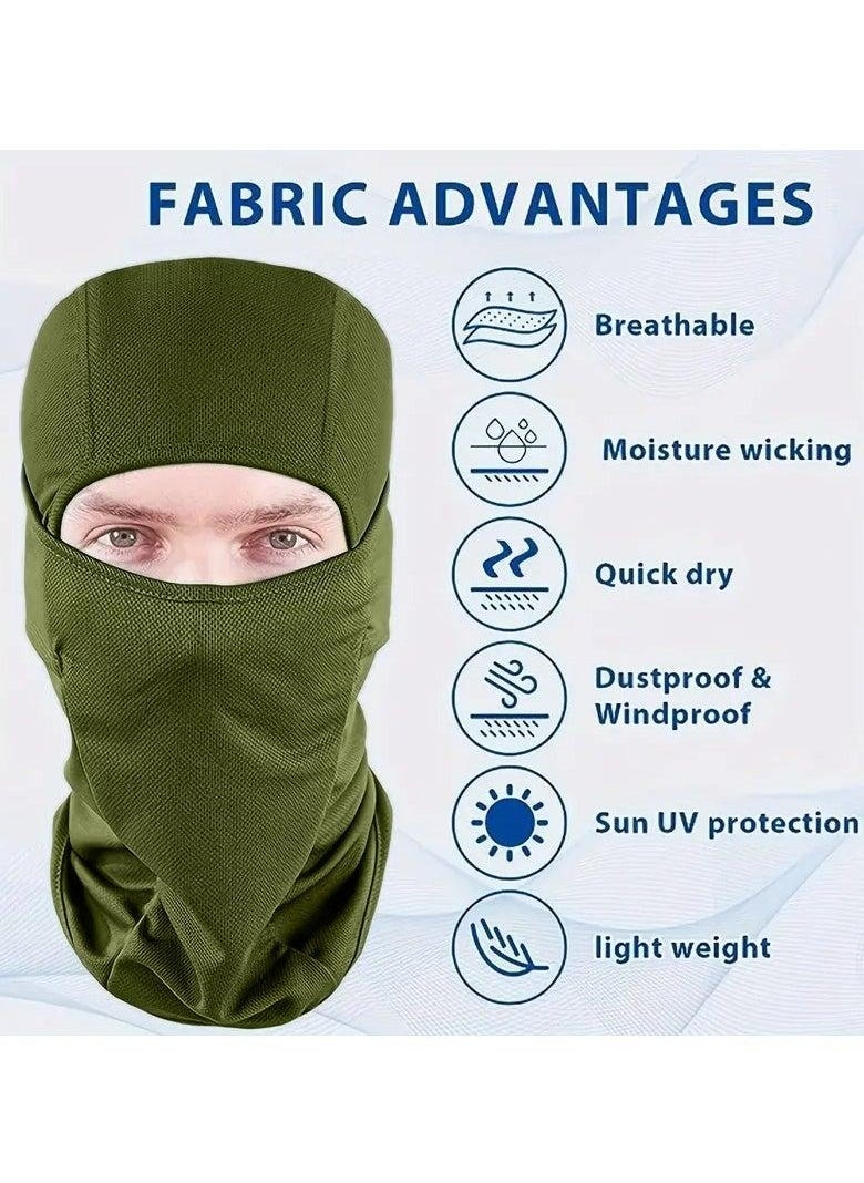 Healife Breathable Full Face Mask for Skiing, Motorcycle, Running, and UV Protection – Lightweight & Durable  - Image 2