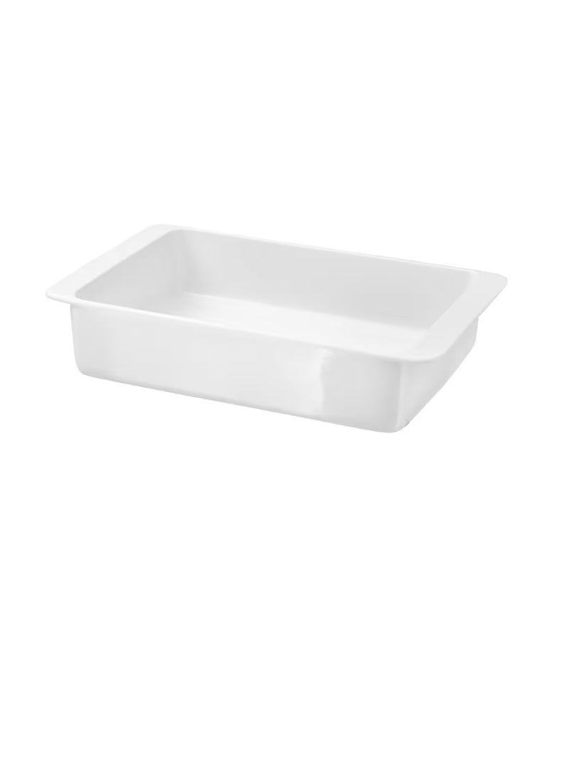 Generic - Oven dish, white32x20 cm - Image 1