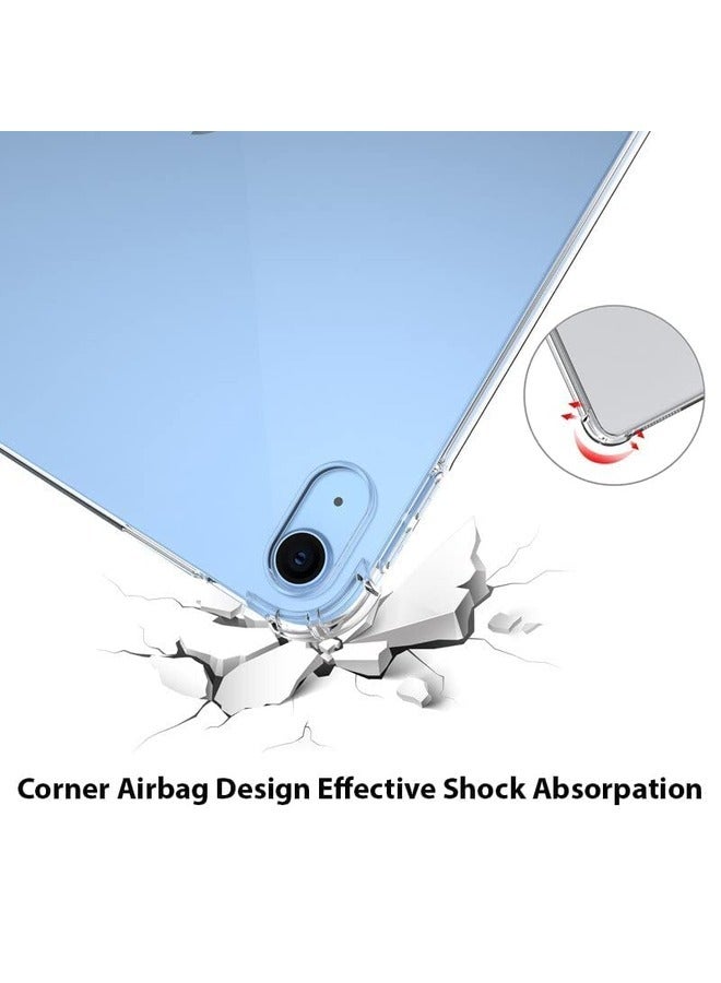 MUNTAQI 2024 iPad Air 13 Inch Case – Clear Shockproof Shell, Ultra-Thin Flexible TPU with Corner Protection - Image 4