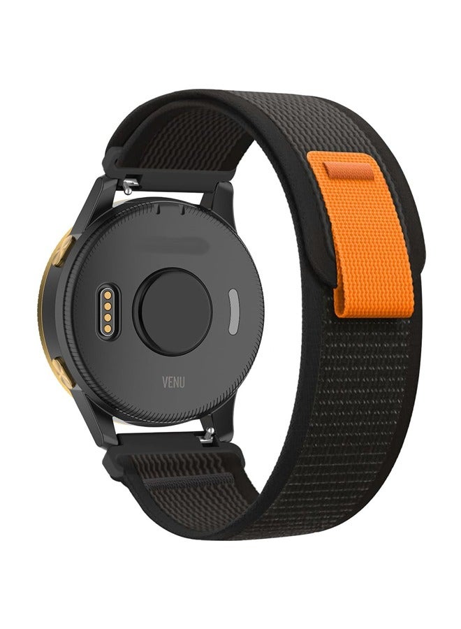 Muyixin أحزمة ساعة نايلون 22 مم لجارمن فيفو أكتيف 4/فينو 2/3، حزام رياضي منسوج - Image 1