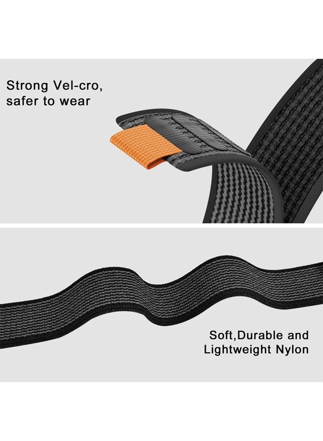 Muyixin أحزمة ساعة نايلون 22 مم لجارمن فيفو أكتيف 4/فينو 2/3، حزام رياضي منسوج - Image 4
