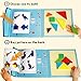 Beestech Wooden Tangram Puzzle Book Travel Games for Kids in Car Plane or Take Out for Restaurant Educational Learning Puzzles Toys On The Go Toys for Kids Boys Girls 345678 Years Old - Image 3
