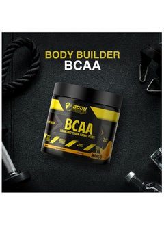 Body Builder Body Builder BCAA, Quick Recovery and Enhance muscle protein synthesis, Pineapple Flavor, 40 Servings-304 gm  - Image 5