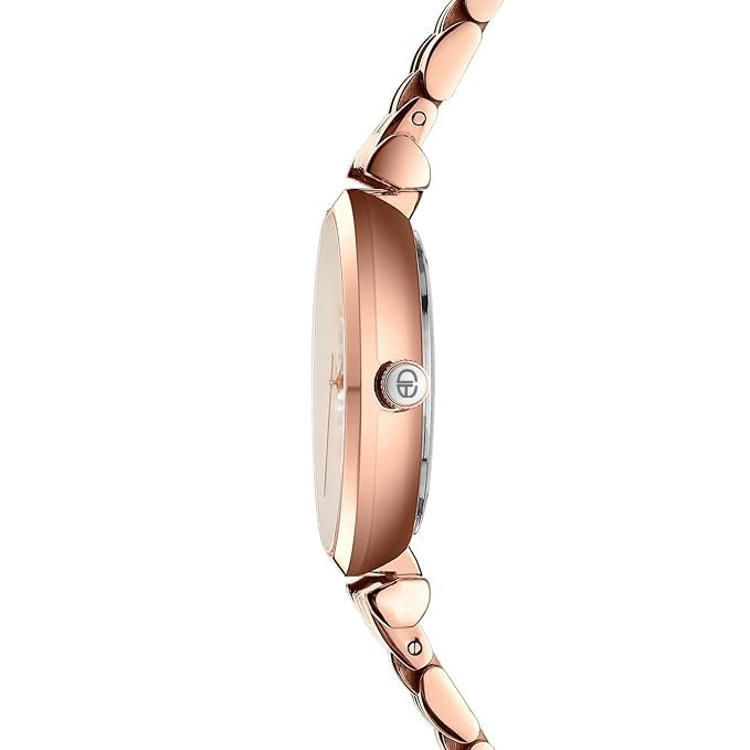 ADAMO Desinger Women Rose Gold Analog Round Diamond Studded White Dial Women's & Girl's Watches 888KKM01 - Image 4