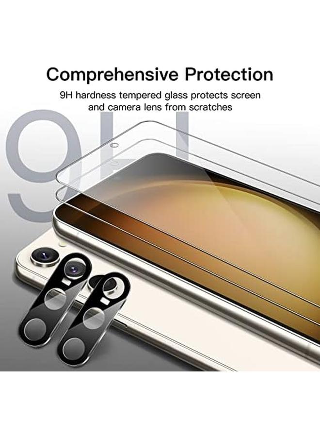Jetech Screen Protector For Samsung Galaxy S23 5G 6.1 Inch With Camera Lens Protector Tempered Glass Film Fingerprint Id Compatible Hd Clear 2 Pack Each - Image 4
