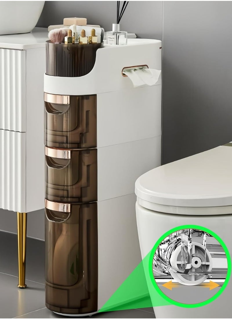 ALMUFARREJ 4-Tier Bathroom Organizer Cabinet  - Image 1