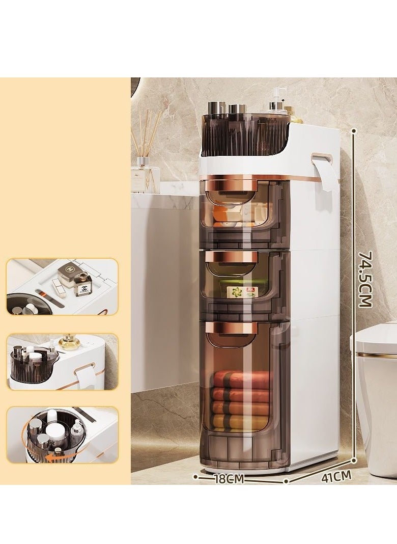 ALMUFARREJ 4-Tier Bathroom Organizer Cabinet  - Image 3