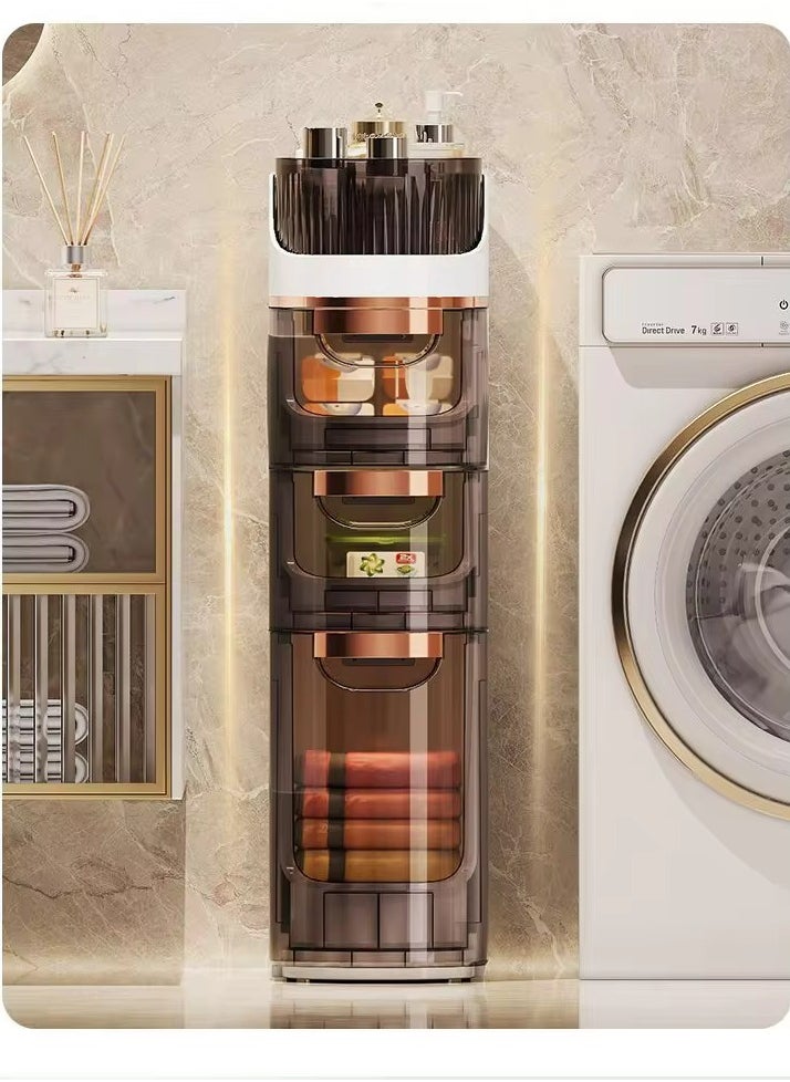 ALMUFARREJ 4-Tier Bathroom Organizer Cabinet  - Image 4