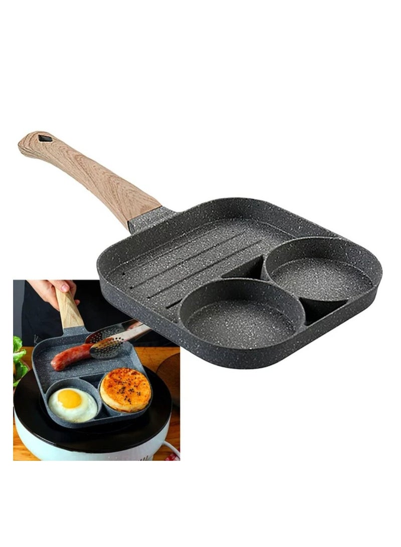 Round pan with two holes of granite - Image 1