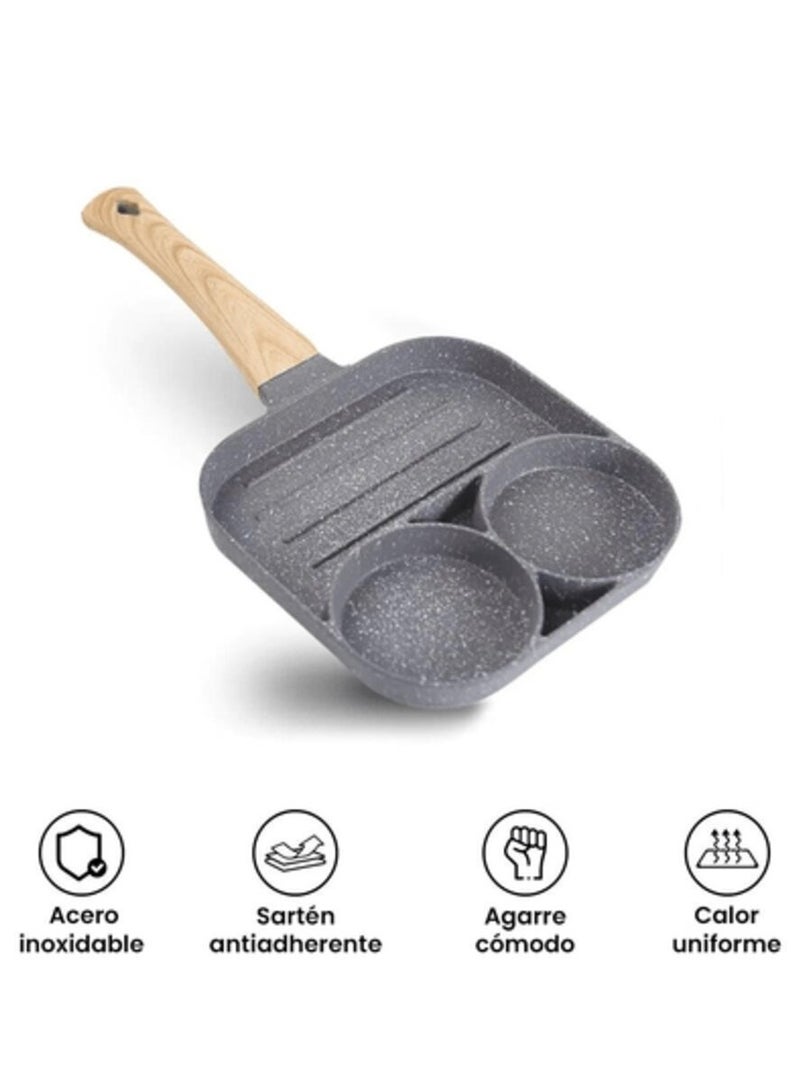 Round pan with two holes of granite - Image 2