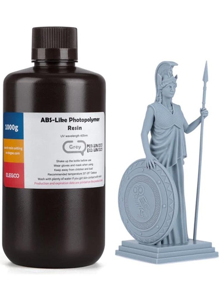 ELEGOO - Abs Like Photopolymer Resin Grey - 0.5 kg - Image 1