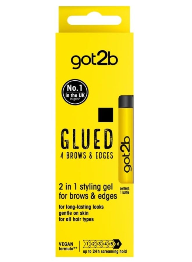 Got2b Glued 4 Brows & Edges 2-in-1 Gel 16ml – Long-Lasting Hold for Perfect Brows & Sleek Edges - Image 1