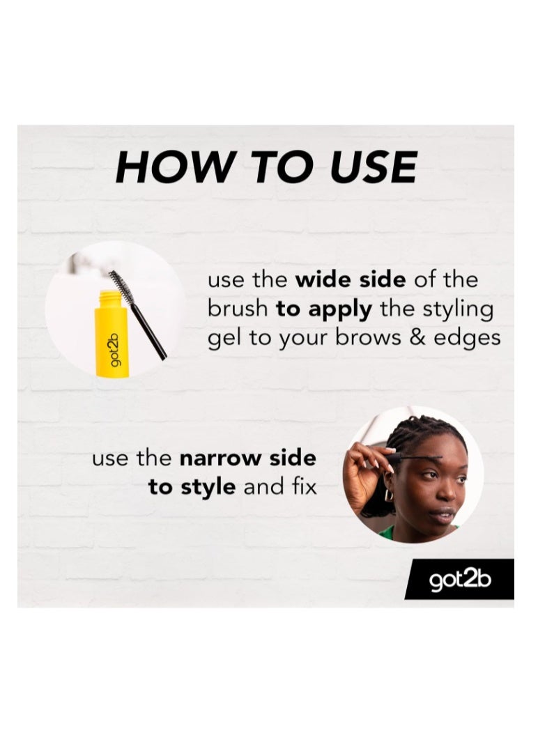 Got2b Glued 4 Brows & Edges 2-in-1 Gel 16ml – Long-Lasting Hold for Perfect Brows & Sleek Edges - Image 4