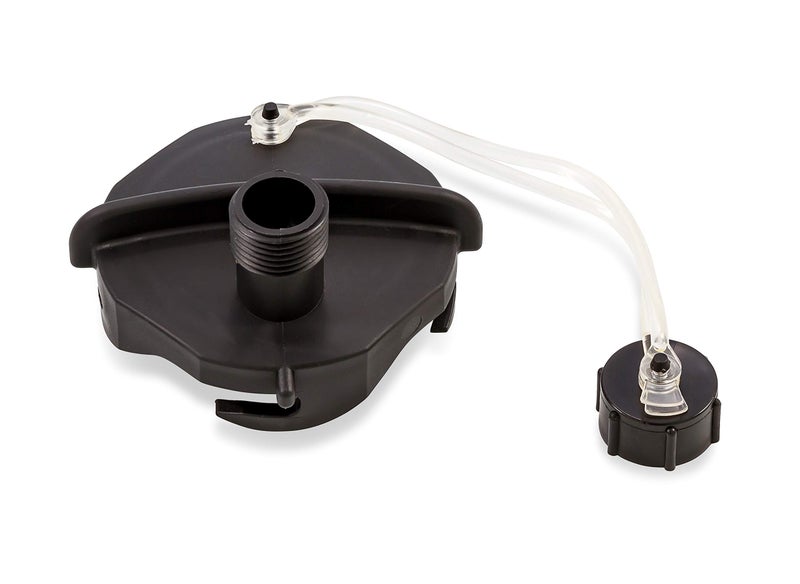 Camco 39463 Sewer Cap With Hose Connect, Black, 3/4" - Image 2