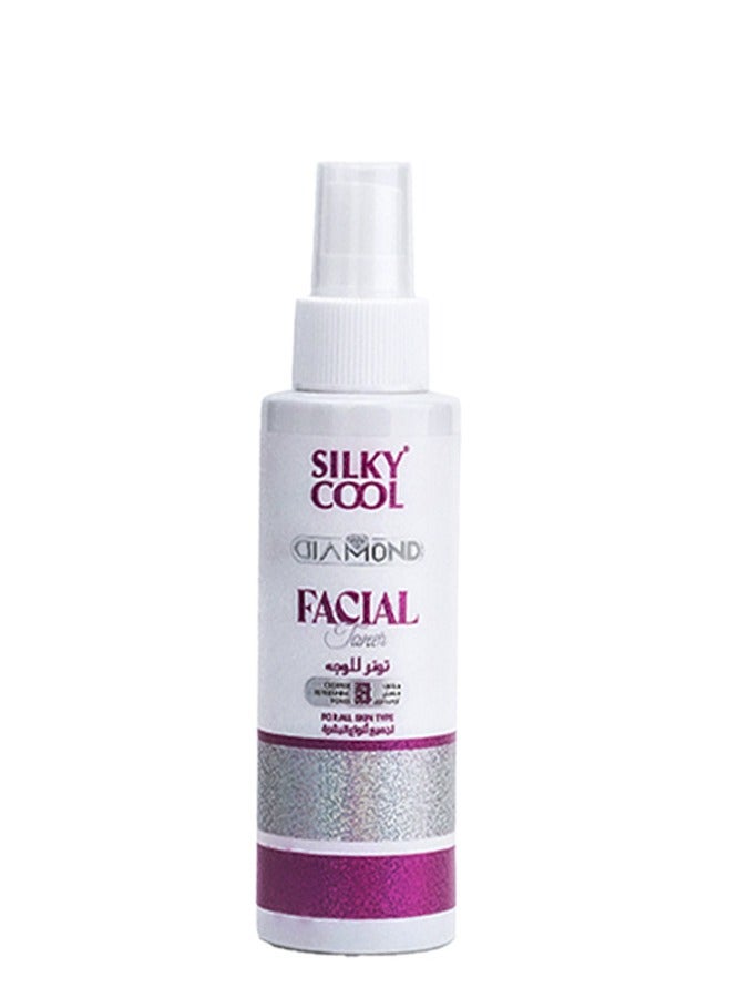 silky cool Diamond Facial Toner 120ml