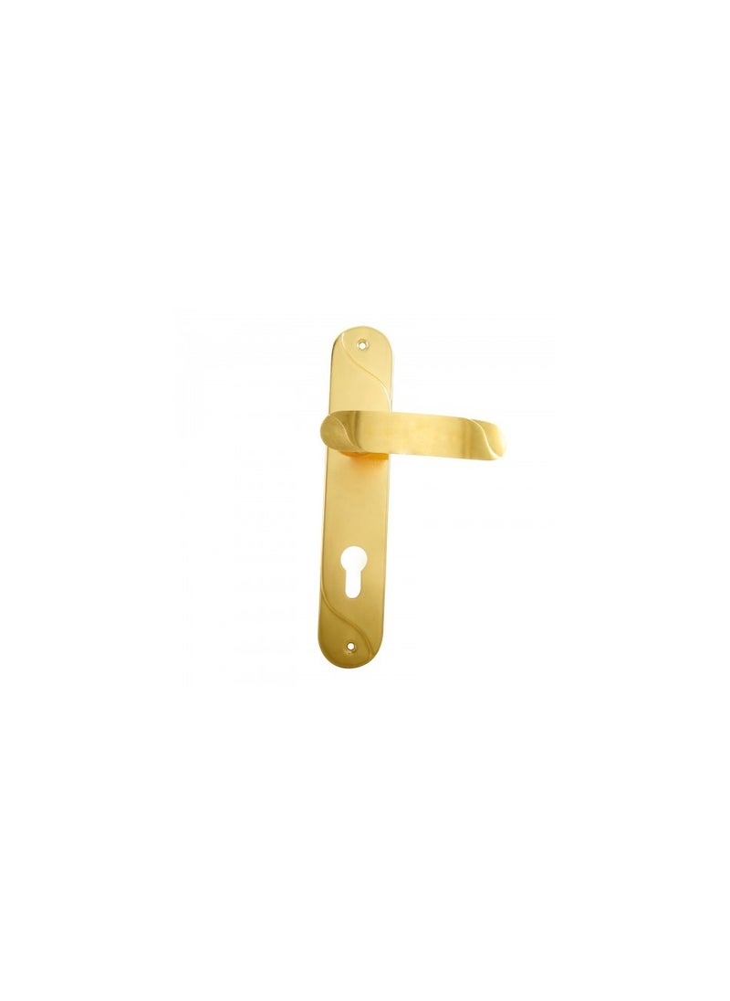 High quality gold cylinder chamber door handle set  - Image 2