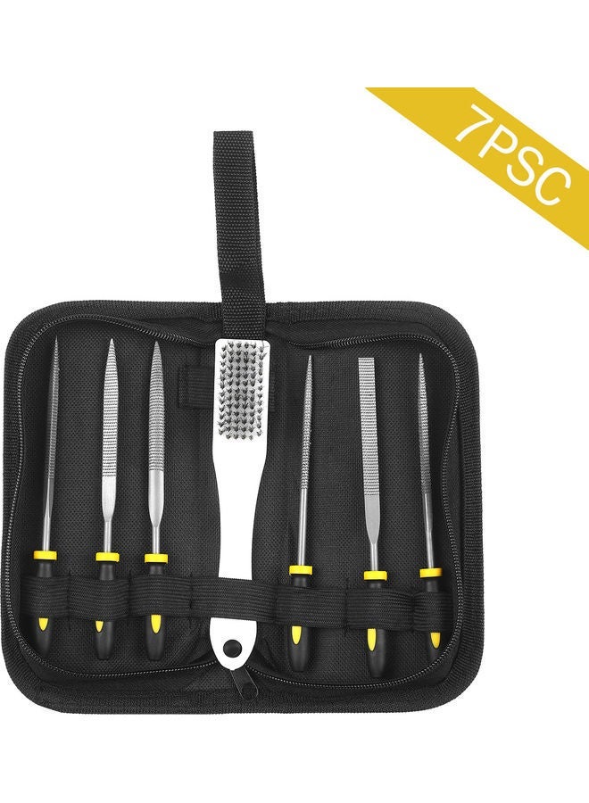 NIBEMINENT 7 Piece File Set Black 20.5x5x10cm - Image 1