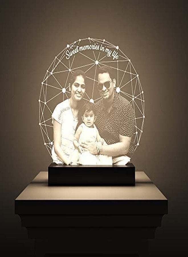 3 Lines 3Lines Stars Lamp | Customize it with Photo & Message of your Choice | Unique Gift for Anniversary | Birthday | Couple | Marriage | Girlfriend | Boyfriend | (Regular) - Image 1