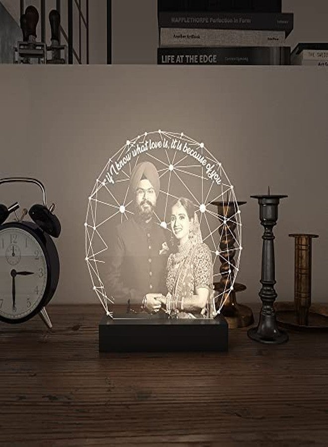 3 Lines 3Lines Stars Lamp | Customize it with Photo & Message of your Choice | Unique Gift for Anniversary | Birthday | Couple | Marriage | Girlfriend | Boyfriend | (Regular) - Image 3