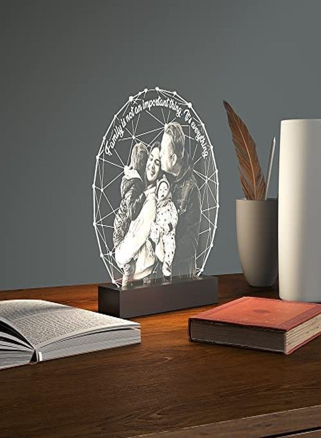 3 Lines 3Lines Stars Lamp | Customize it with Photo & Message of your Choice | Unique Gift for Anniversary | Birthday | Couple | Marriage | Girlfriend | Boyfriend | (Regular) - Image 2