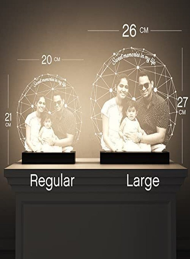 3 Lines 3Lines Stars Lamp | Customize it with Photo & Message of your Choice | Unique Gift for Anniversary | Birthday | Couple | Marriage | Girlfriend | Boyfriend | (Regular) - Image 4