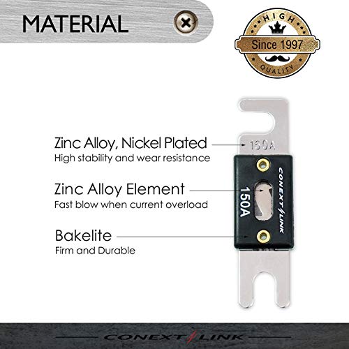 Conext Link ANL150-5 Nickel 150 Amp ANL Fuse 5 Pack （14022） - Image 2
