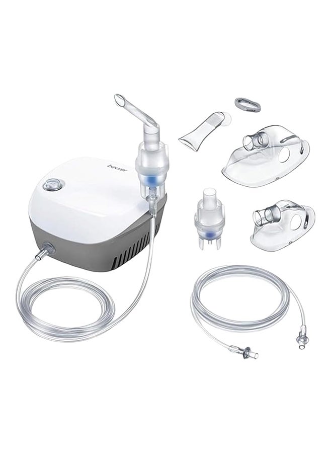 Beurer IH18 Home-Use Nebuliser. Electric Inhaler For nebulising Liquid Medication for colds, Asthma and Respiratory Diseases. Compressed Air Technology. For Adults And Children. Medical Device - Image 1