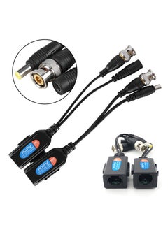 SANMUGEED HD Cat5 RJ45 to BNC Video Baluns transceiver Passive with Power Connector for 720P 1080P 3MP 4MP 5MP 8MP HD-CVI/TVI/AHD/CVBS/960H Camera  - Image 3
