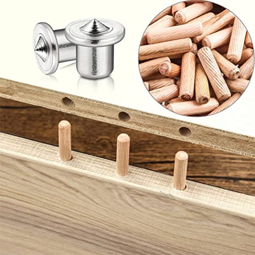 BLOOMAX 6mm x 30mm Wooden Dowel Pins | Pack of 500 Kiln-Dried Hardwood Straight Grooved Wood Pegs | Beveled Ends for Easy Insertion | Precision Furniture Connector & Joinery Accessories - Image 5