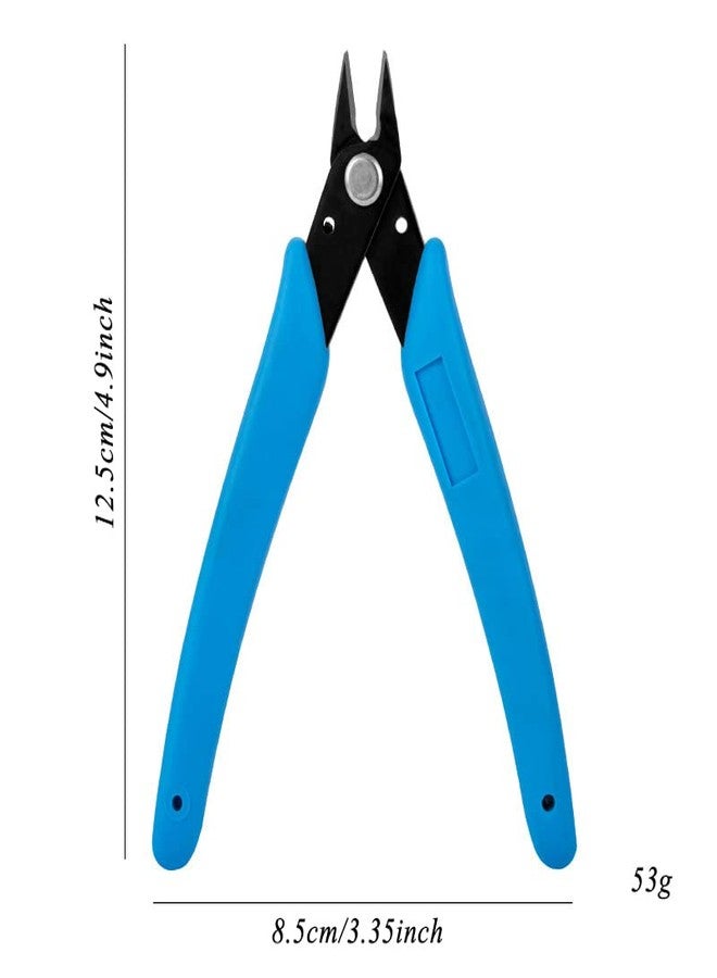 AKOAK 1 Pack Stainless Steel Nail Art Scissors, Rhinestone Remover, Metal Chain, Cutter, 5" Diagonal Pliers, Manicure Tools - Image 5