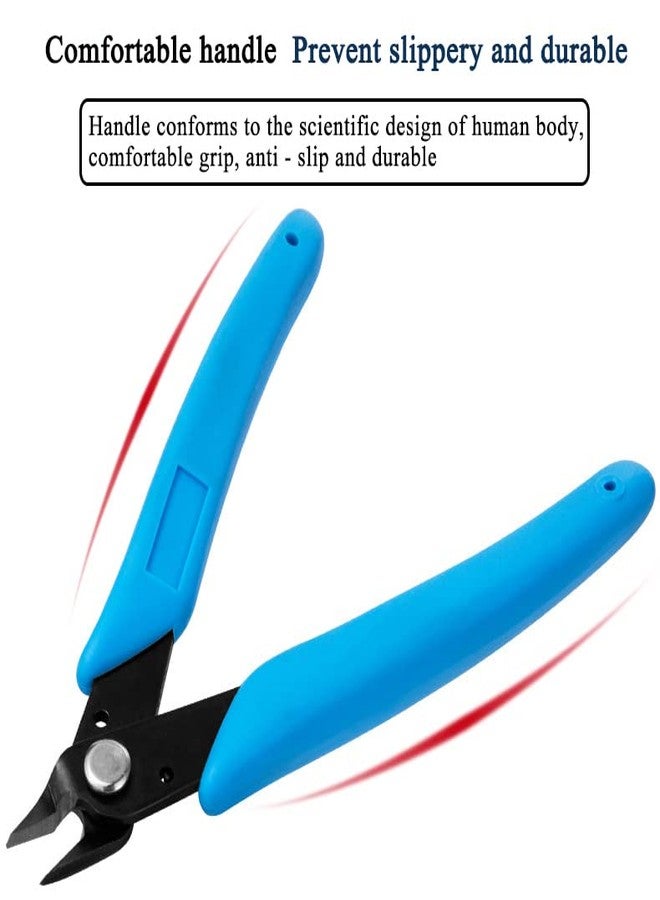 AKOAK 1 Pack Stainless Steel Nail Art Scissors, Rhinestone Remover, Metal Chain, Cutter, 5" Diagonal Pliers, Manicure Tools - Image 4