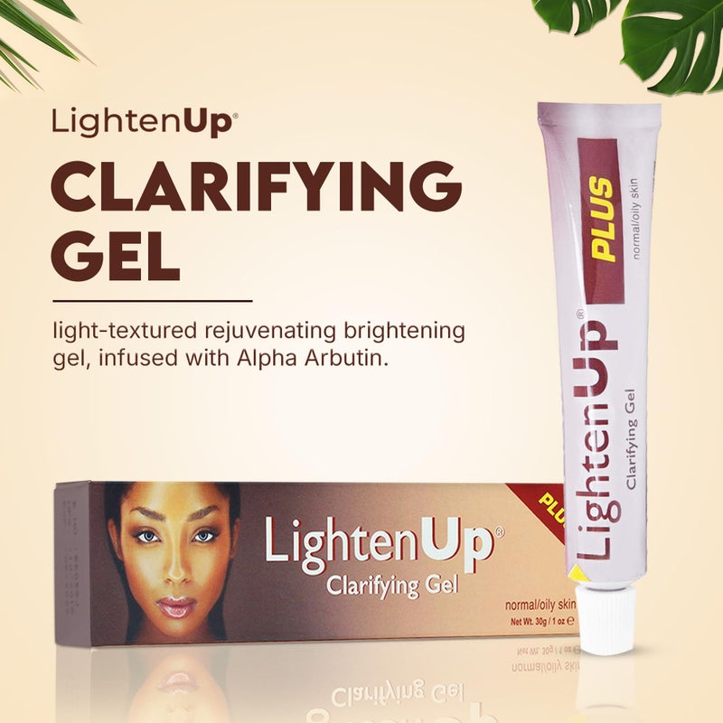 Lighten-Up Plus Clarifying Gel - 1 fl oz / 30 ml - Brightening Cream for Knuckles, Elbows, Hands, Armpits, with Alpha Arbutin, Fruity Tamarind Extract - Image 2