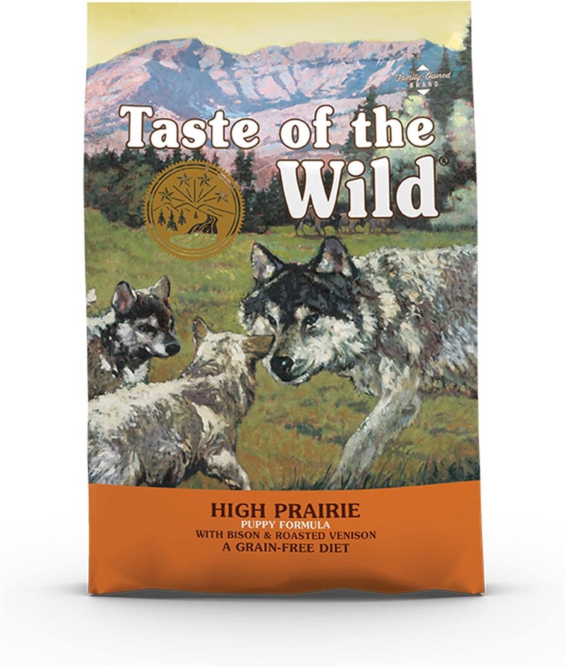 Taste of the Wild High Prairie Puppy Recipe with Roasted Bison and Roasted Venison Dry Dog Food - 2 kg - Image 1