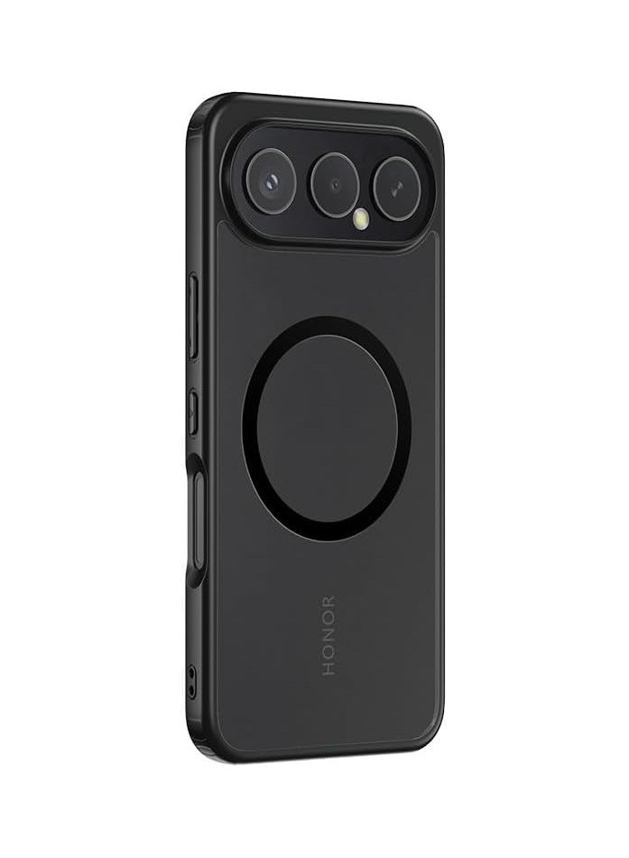 عام غطاء خلفي مغناطيسي شفاف عاتم من TPU - مضاد للصدمات، خفيف الوزن، بتصميم شبه شفاف وبسيط، متوافق مع Honor 500 Pro / Honor 500 5G - Image 1