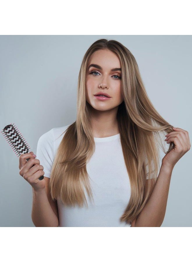 Cricket Static Free Fast Flo Color Vent Hair Brush - Quick and Blow Drying, Detangling, and Frizz-Free Styling - Anti-Static Bristles, Ideal for All Hair Types, Drama Queen (Purple) - Image 4