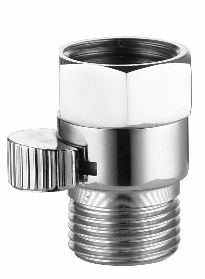 Y&D Shower On Off Valve Brass Head Hose Adapter Faucet Diverter Compression Shut 1/2, KES  - Image 1