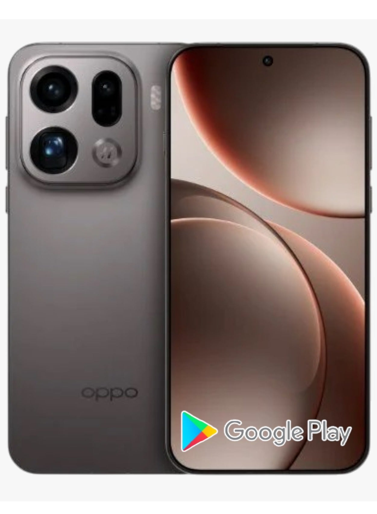Find X9 Pro 5G Smart Phone (512GB 16GB RAM) Titanium Charcoal |Chinese Spec | 6.78” LTPO AMOLED, 1B colors, 120Hz Screen MTK 9500 Dimensity 75000 mAh Battery 80W wired charging , NFC | 50MP selfie camera .5K FHD+ flat screen with LTPO technology for smooth visuals | with Google Play Support