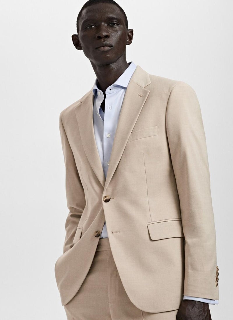 Mango Man Milan Slim Fit Suit Jacket  - Image 4