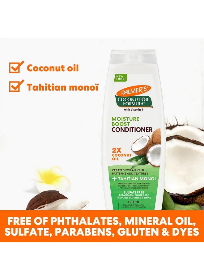 PALMER'S Coconut Oil Conditioner For All Hair Types For Moisture Boost Of Dry, Damaged & Colour Treated Hair, Minimizes Tangles - 400Ml, 1 Count  - Image 3