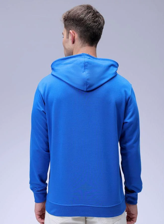 The Indian Garage Co Men Regular Fit Character Overhead Hooded Sweatshirt