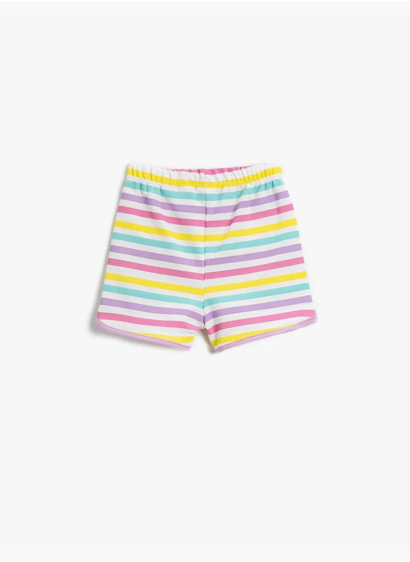 كوتون Tweety Shorts Striped Cotton